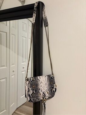 Snake print purse small